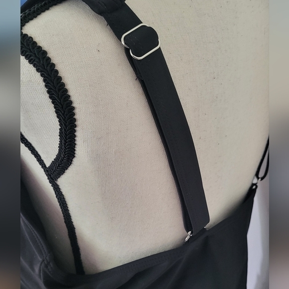 Daci Plus Size V Neck Tankini with Skirt Two Piece Bathing Suit Size 20W - Picture 7 of 16